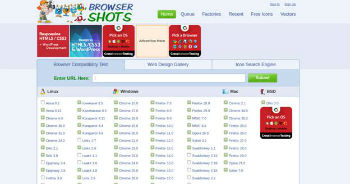 Webmaster Tool No.6-Browser Shots