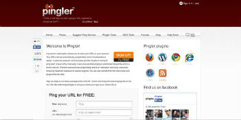 Webmaster Tool No.7- Pingler